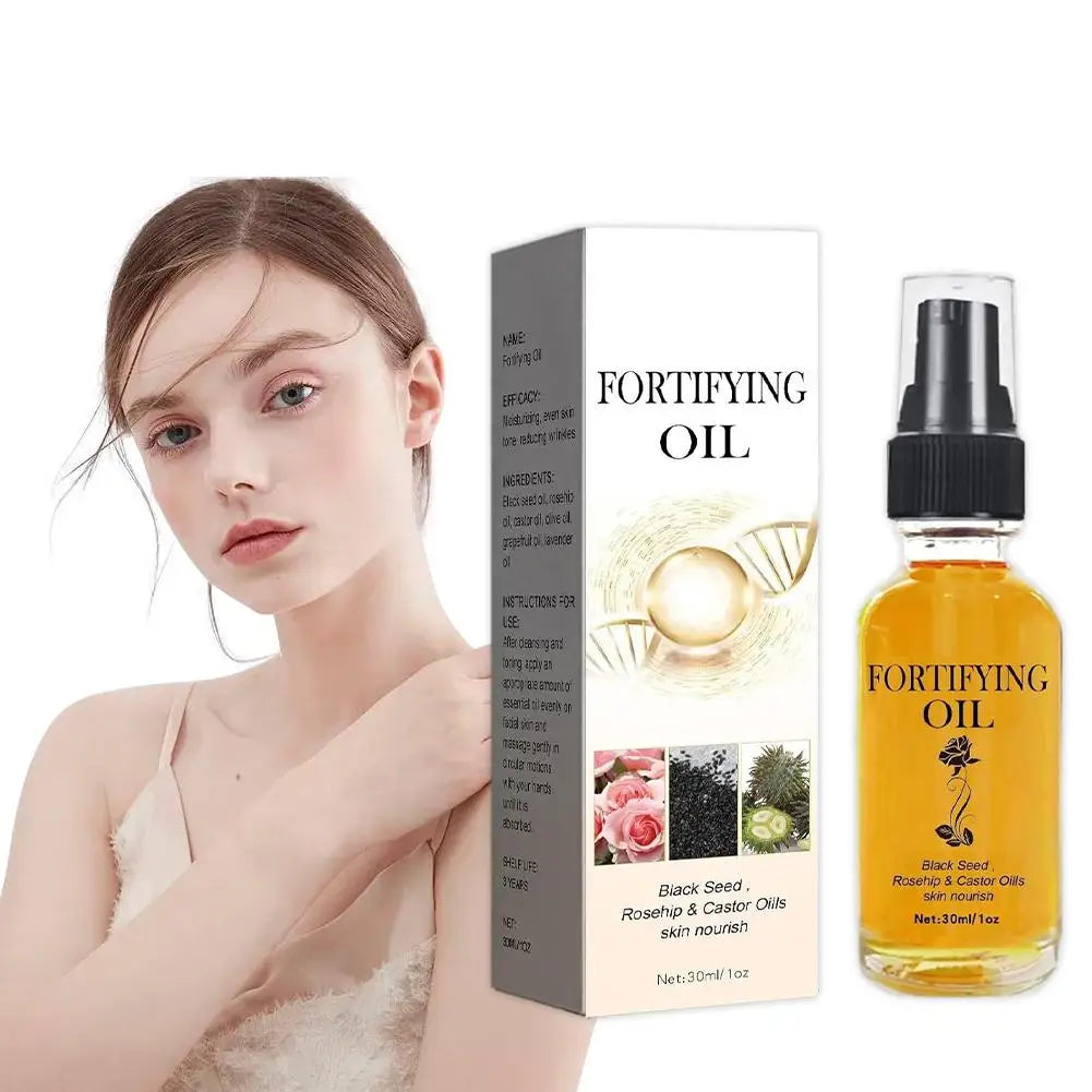 Rosehip, Black Seed & Castor Oil Face Serum 100% Natural 30ml