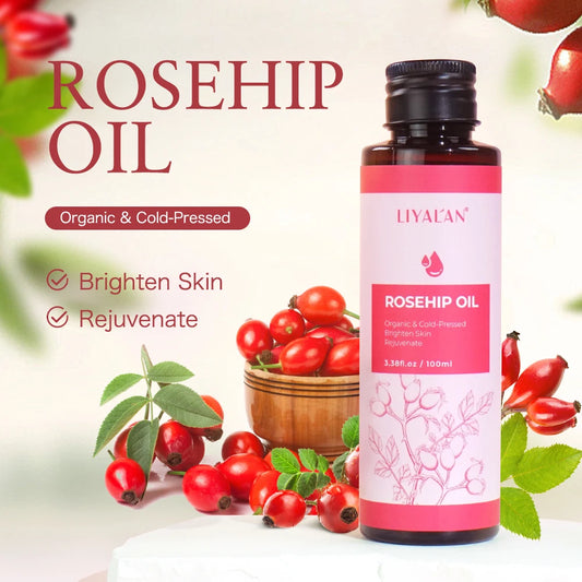 Cold-Pressed Pure Rosehip Oil for Skin & Hair 100ml