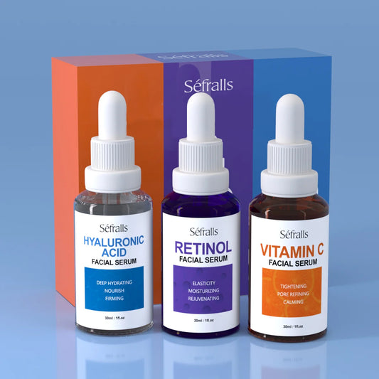 Sefralls Hyaluronic Acid VC Essence Set of 3 x 30ml Skin Serums