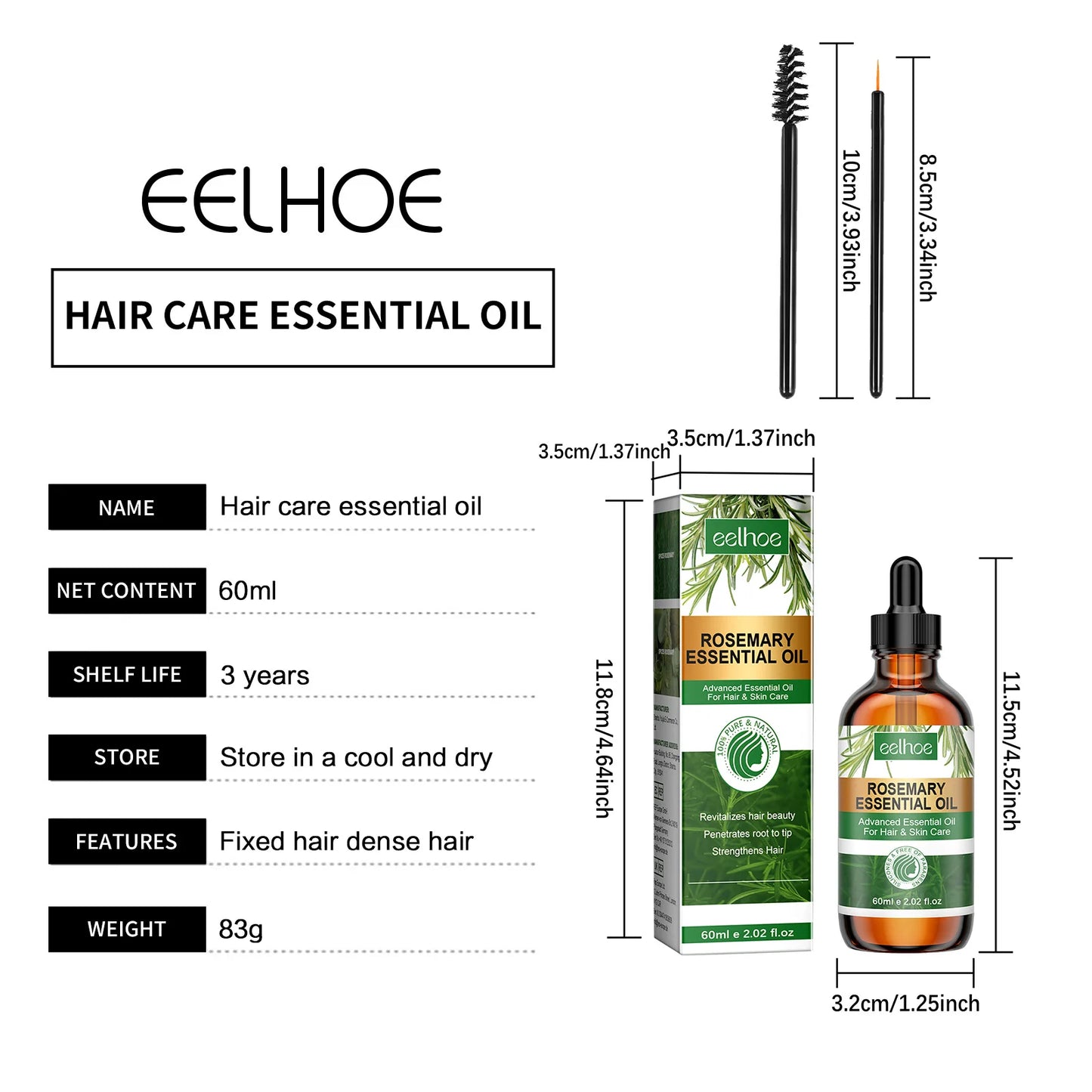 Rosemary Hair Growth Serum 60ml / 120ml
