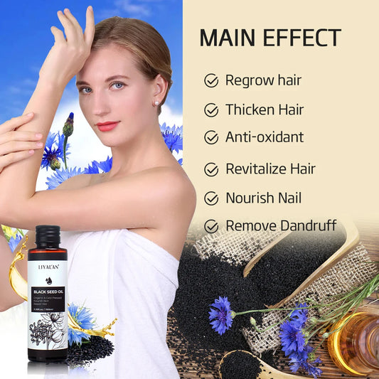 Pure Black Cumin Seed Oil for Hair, Nail & Skin Care 100ml