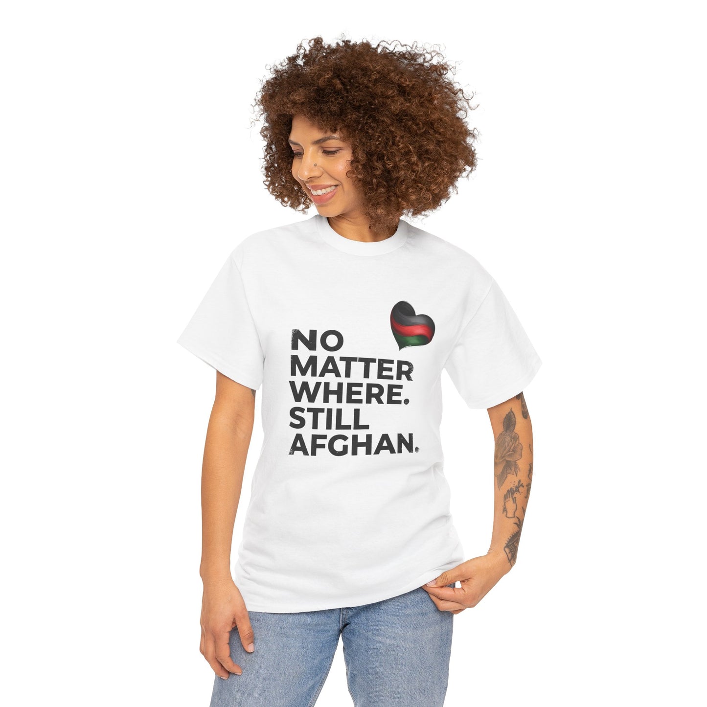 Afghan Pride T-Shirt - No Matter Where. Still Afghan