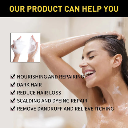 3-in-1 Natural Herbal Hair Dye Shampoo 100ml