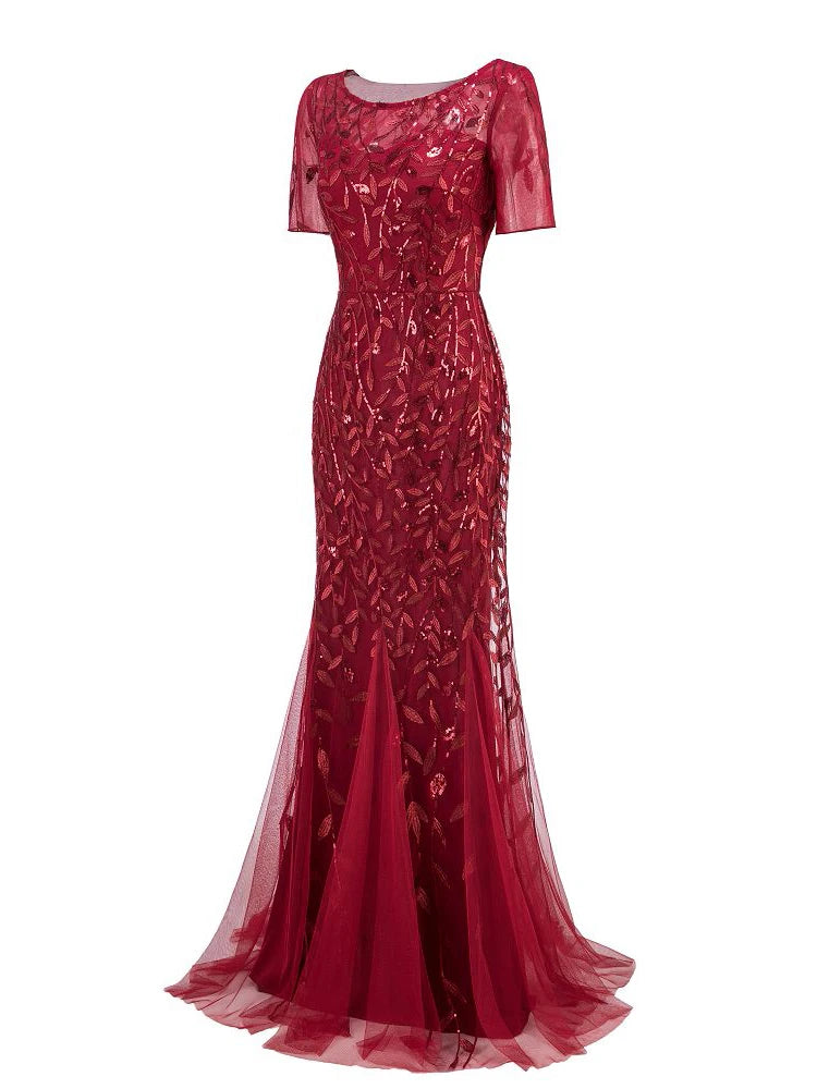 Shimmer Evening Party Dress