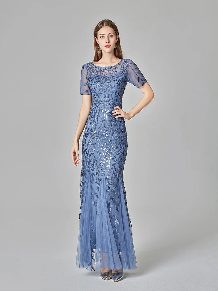 Shimmer Evening Party Dress