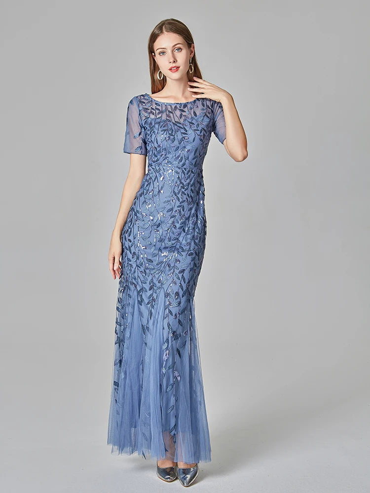 Shimmer Evening Party Dress