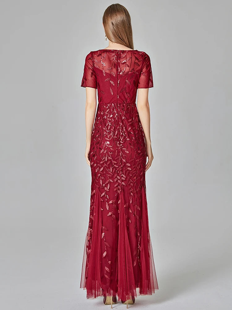 Shimmer Evening Party Dress