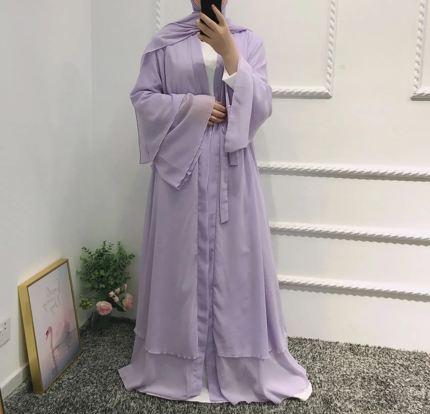 Dubai Fashion Muslim Abaya with Belt