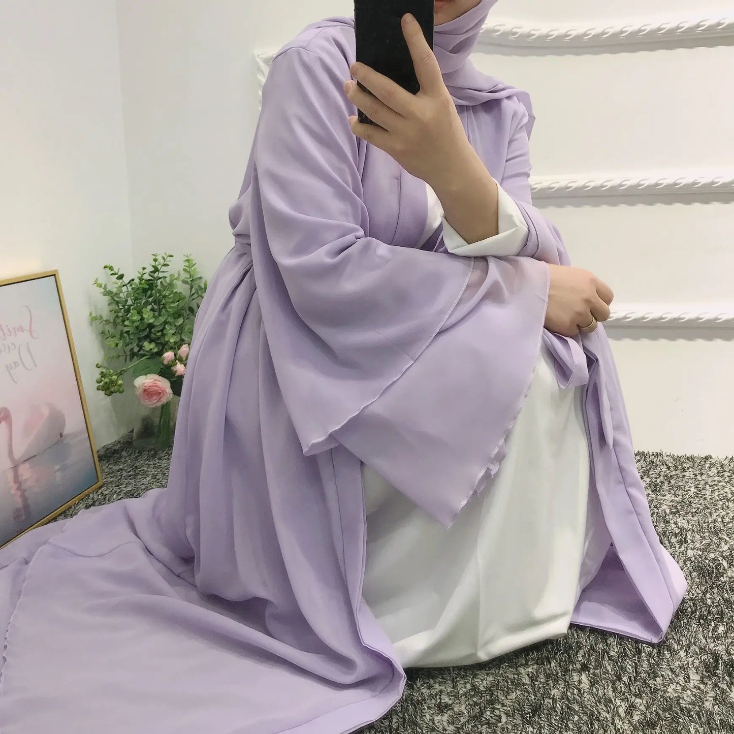 Dubai Fashion Muslim Abaya with Belt