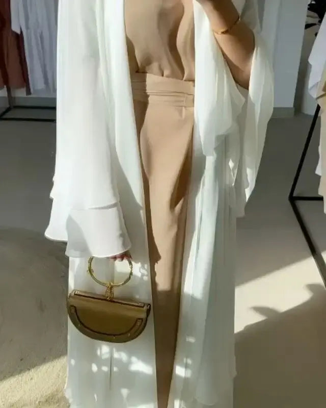 Dubai Fashion Muslim Abaya with Belt