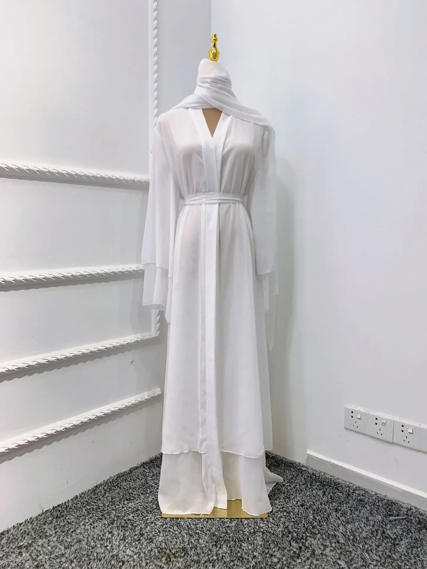 Dubai Fashion Muslim Abaya with Belt