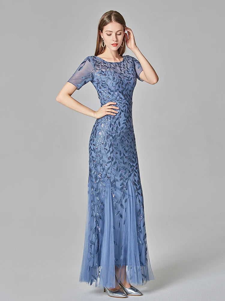 Shimmer Evening Party Dress