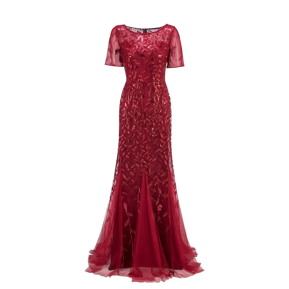 Shimmer Evening Party Dress