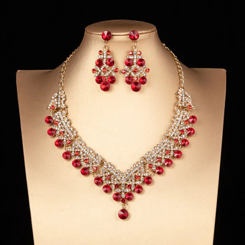 Luxury Crystal Bridal Jewelry Set