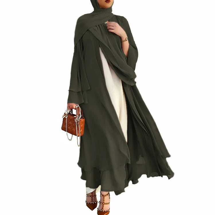 Dubai Fashion Muslim Abaya with Belt