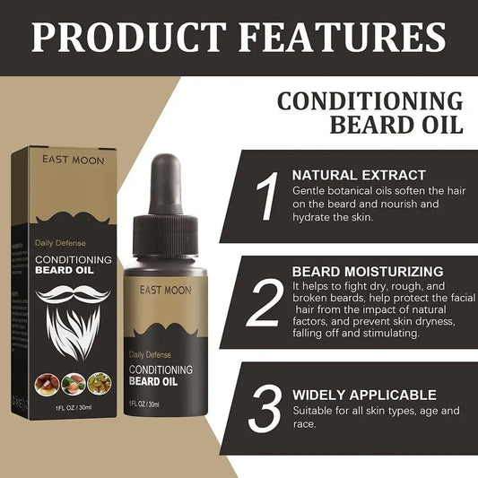 Natural Beard Growth Oil for Men 30ml