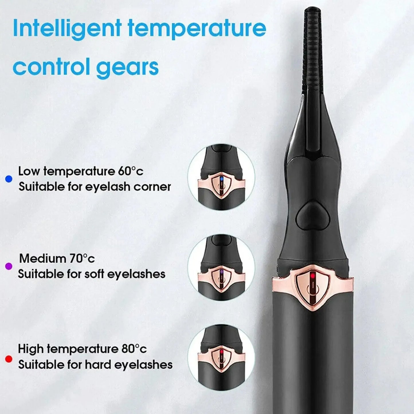 Rechargeable Heated Eyelash Curler