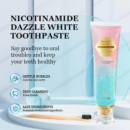 Niacinamide Whitening Toothpaste – Removes Stains, Whitens & Protects Teeth