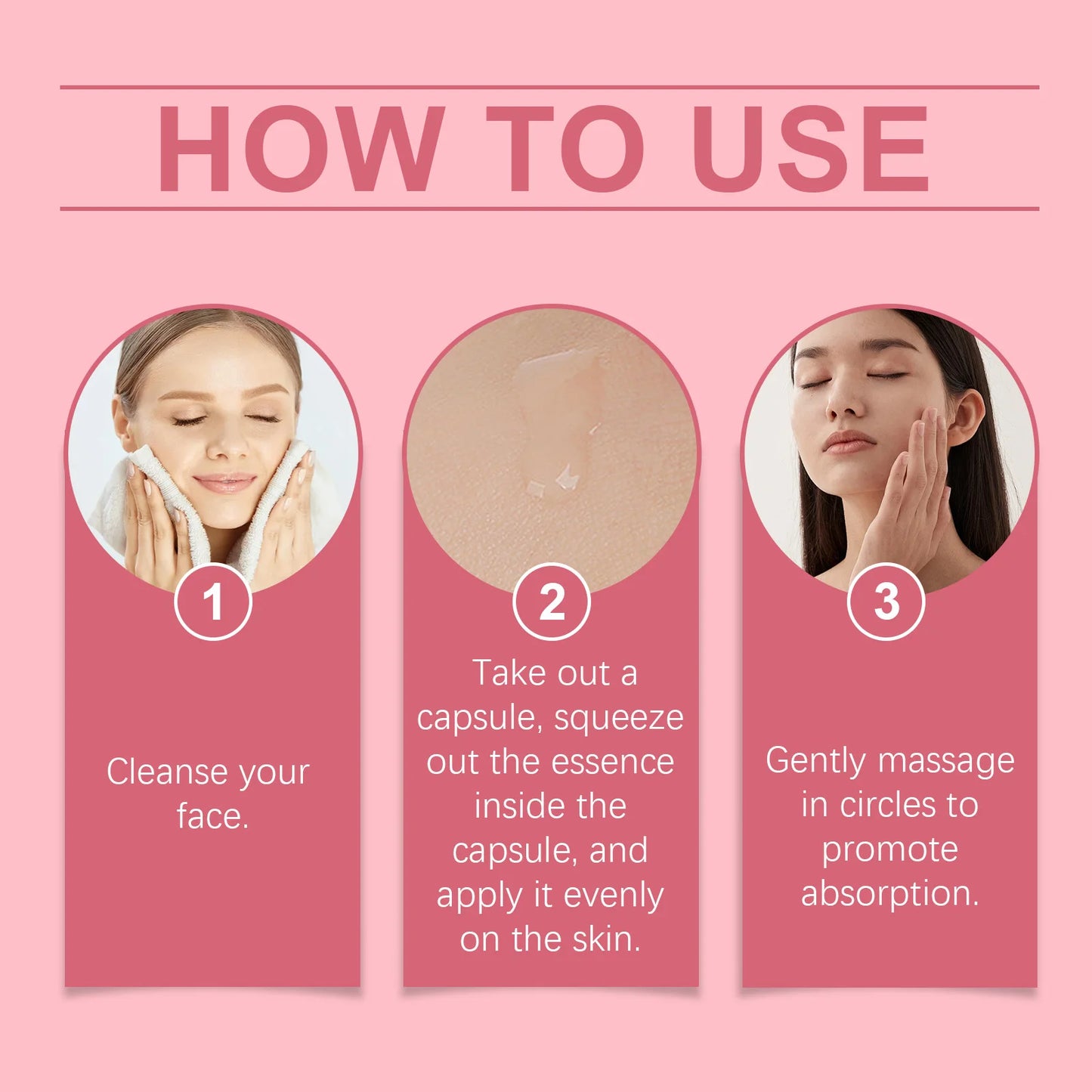 Skin Whitening Essence Capsule Serum 60pcs