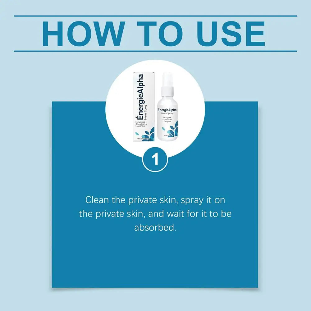 30ML Men’s Endurance Spray – Extended Duration, Fast-Acting Natural Formula