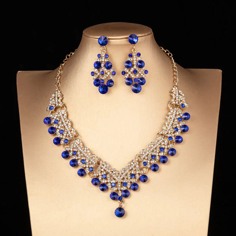 Luxury Crystal Bridal Jewelry Set