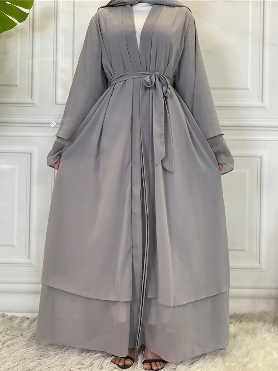 Dubai Fashion Muslim Abaya with Belt