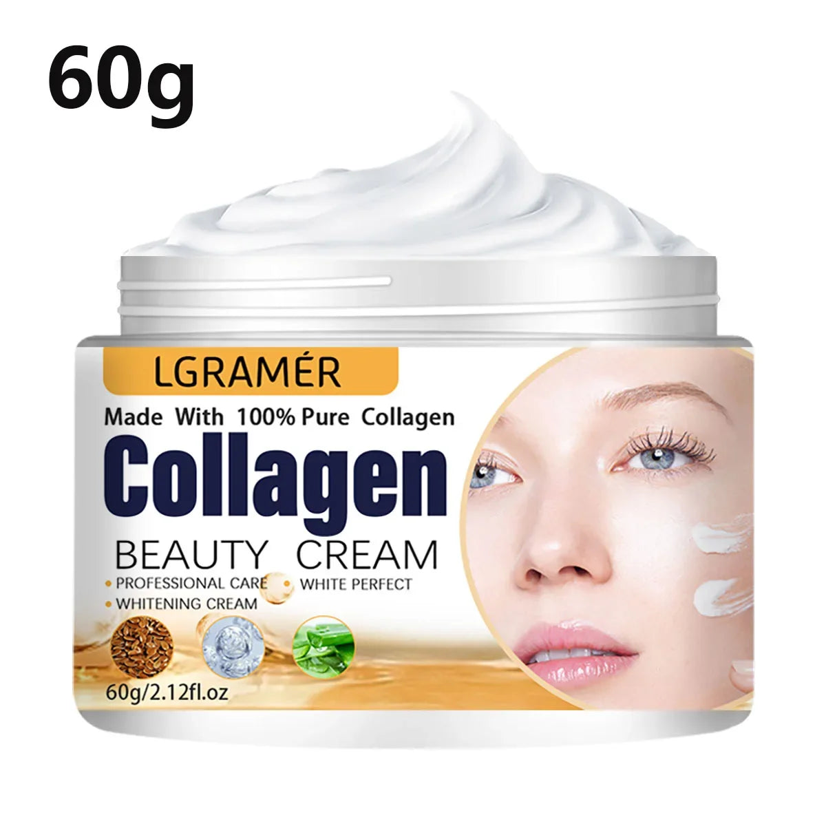 Korean Collagen Beauty Cream – Anti-Aging, Anti-Wrinkle Eye & Face Moisturizer