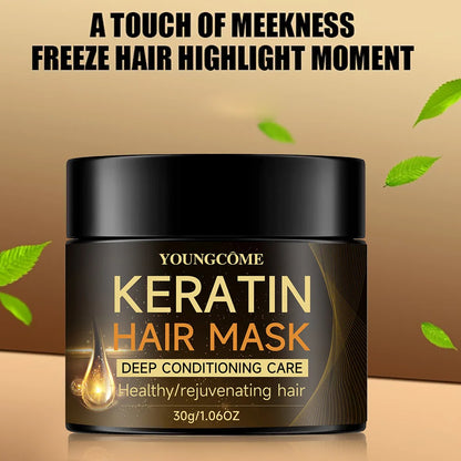 Keratin Hair Mask – Restores Shine, Softness & Smoothness