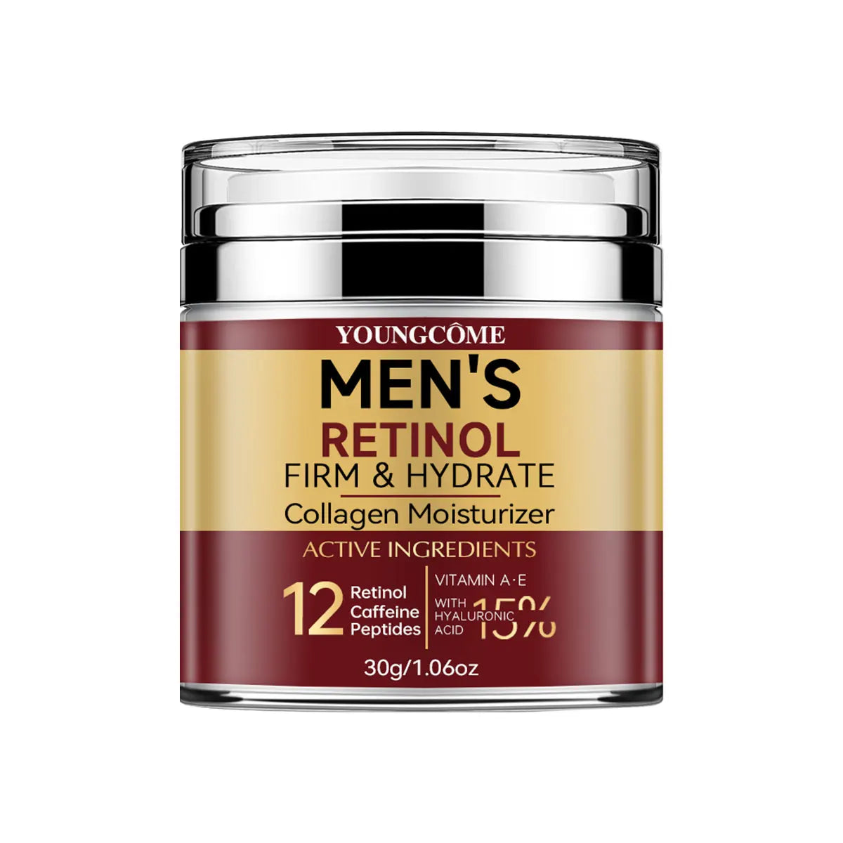 Men’s Retinol & Collagen Face Cream – Anti-Wrinkle, Hydration & Brightening Skin