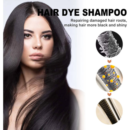 3-in-1 Natural Herbal Hair Dye Shampoo 100ml