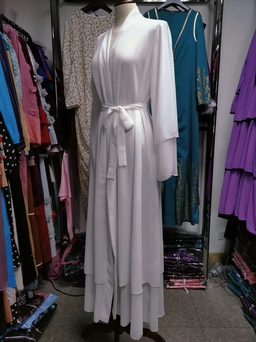 Dubai Fashion Muslim Abaya with Belt