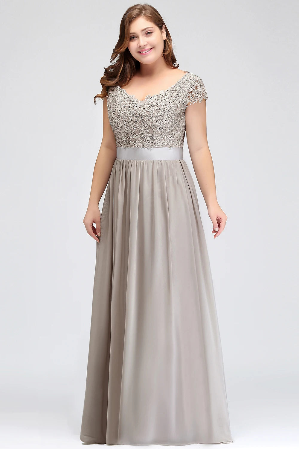 Elegant Sleeveless Gown for Wedding Party