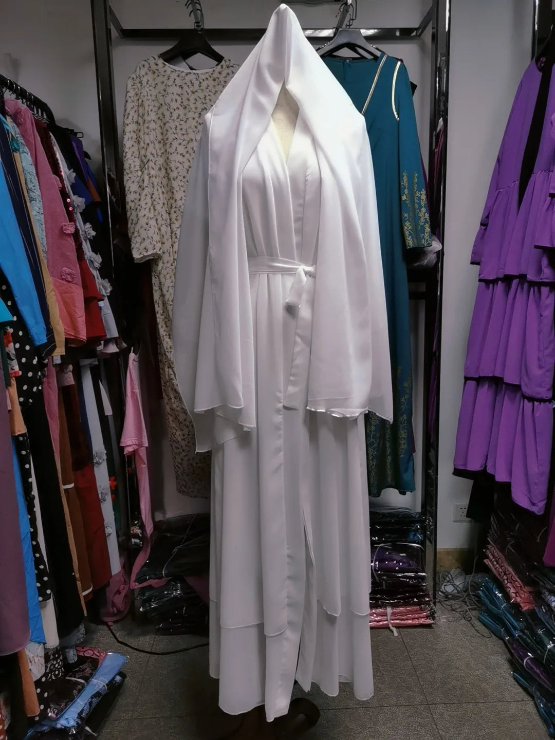 Dubai Fashion Muslim Abaya with Belt