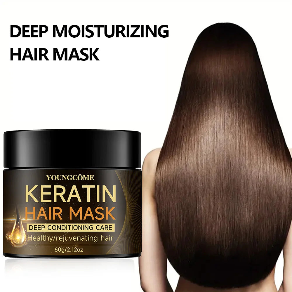 Keratin Hair Mask – Restores Shine, Softness & Smoothness