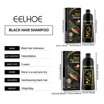 3-in-1 Natural Herbal Hair Dye Shampoo 100ml