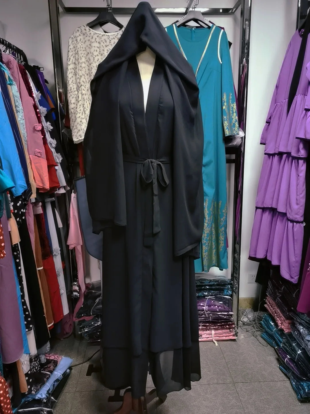 Dubai Fashion Muslim Abaya with Belt