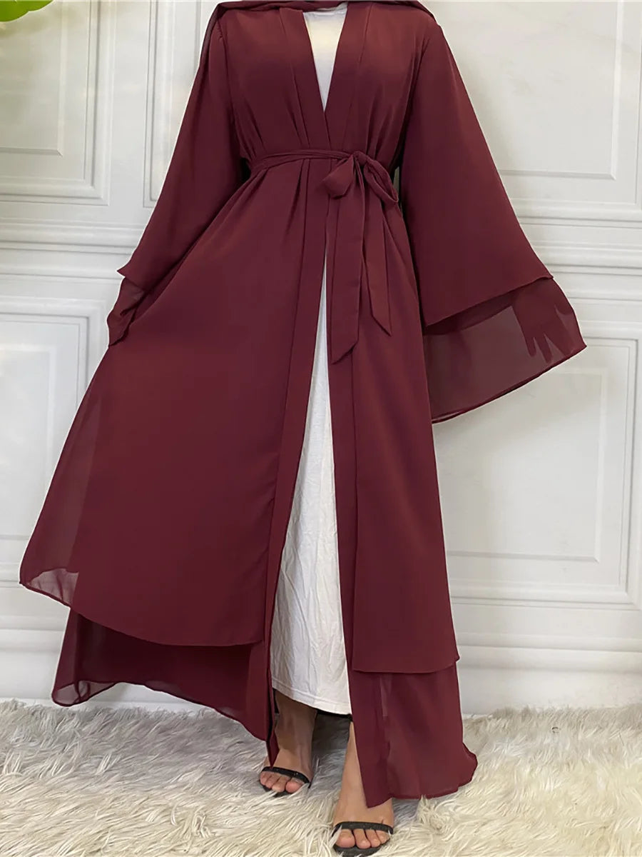 Dubai Fashion Muslim Abaya with Belt