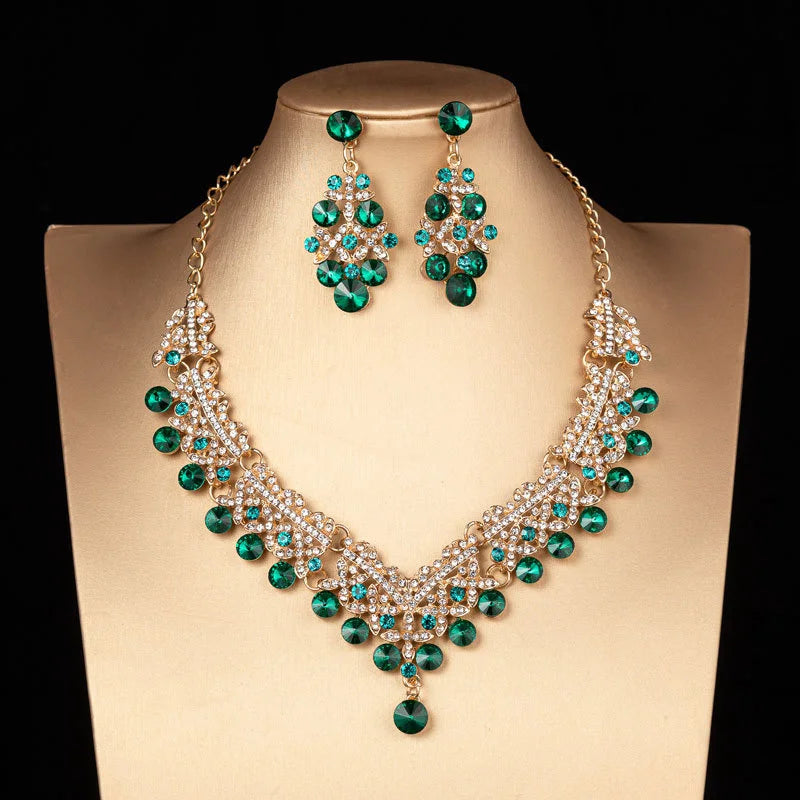 Luxury Crystal Bridal Jewelry Set