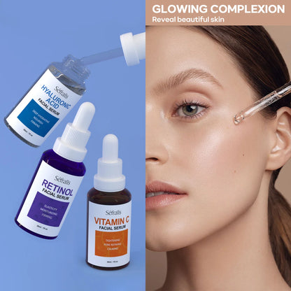 Sefralls Hyaluronic Acid VC Essence Set of 3 x 30ml Skin Serums
