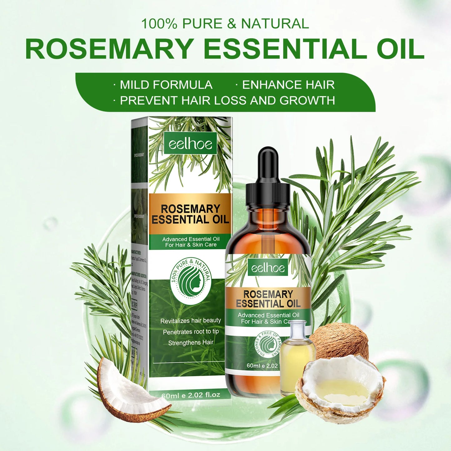 Rosemary Hair Growth Serum 60ml / 120ml